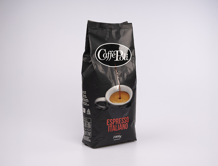 immagine espresso italiano caffè in grani